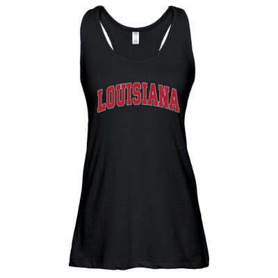 Louisiana La Vintage Athletic Sports Ladies Essential Flowy Tank