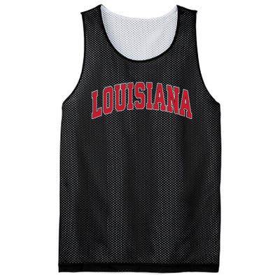 Louisiana La Vintage Athletic Sports Mesh Reversible Basketball Jersey Tank