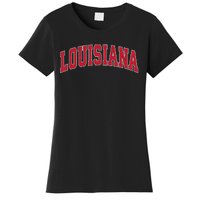 Louisiana La Vintage Athletic Sports Women's T-Shirt