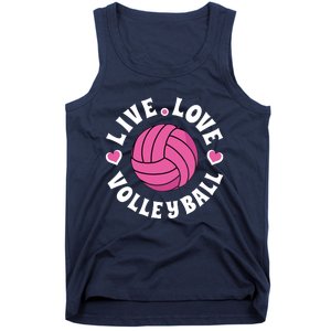 Live Love Volleyball Volleyball Fan Tank Top