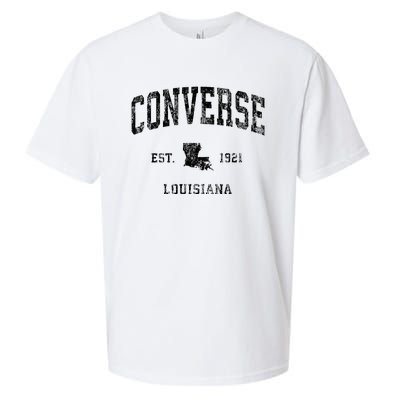 Louisiana La Vintage Athletic Black Sports Design Sueded Cloud Jersey T-Shirt