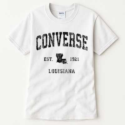 Louisiana La Vintage Athletic Black Sports Design Tall T-Shirt