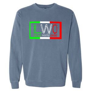 LWO Latin World Order Men Women Funny Latina Gift Garment-Dyed Sweatshirt