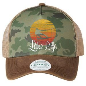 Lake Life Wakeboard Gift Wakeboarding Wakeboarder Legacy Tie Dye Trucker Hat