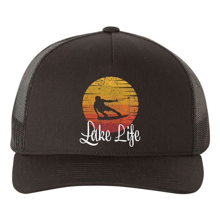 Lake Life Wakeboard Gift Wakeboarding Wakeboarder Yupoong Adult 5-Panel Trucker Hat