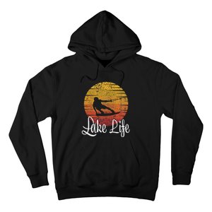 Lake Life Wakeboard Gift Wakeboarding Wakeboarder Hoodie