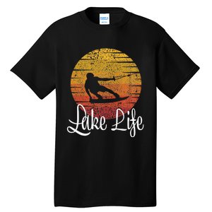 Lake Life Wakeboard Gift Wakeboarding Wakeboarder Tall T-Shirt