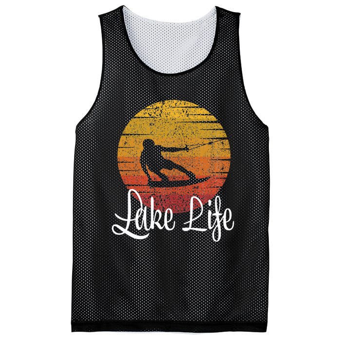 Lake Life Wakeboard Gift Wakeboarding Wakeboarder Mesh Reversible Basketball Jersey Tank