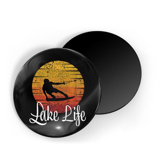 Lake Life Wakeboard Gift Wakeboarding Wakeboarder Magnet