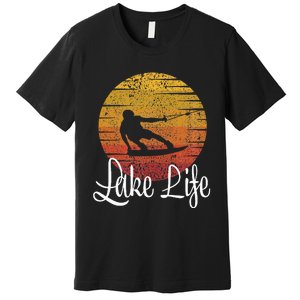 Lake Life Wakeboard Gift Wakeboarding Wakeboarder Premium T-Shirt