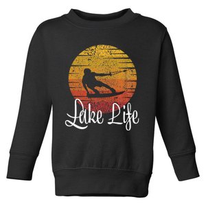 Lake Life Wakeboard Gift Wakeboarding Wakeboarder Toddler Sweatshirt