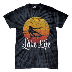 Lake Life Wakeboard Gift Wakeboarding Wakeboarder Tie-Dye T-Shirt