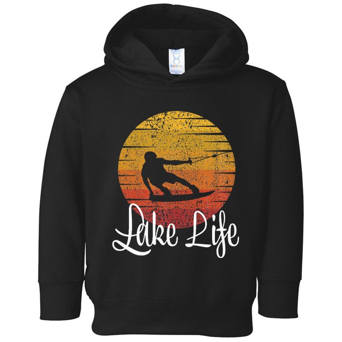 Lake Life Wakeboard Gift Wakeboarding Wakeboarder Toddler Hoodie