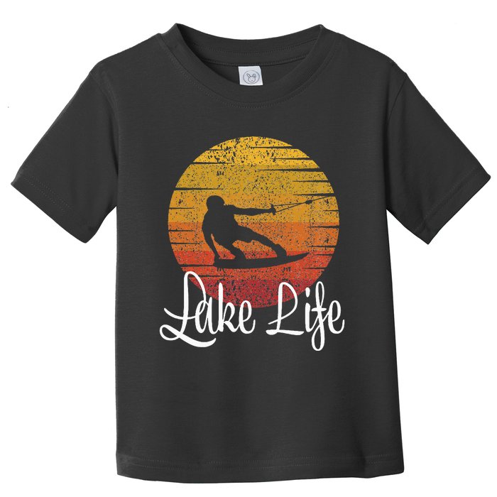 Lake Life Wakeboard Gift Wakeboarding Wakeboarder Toddler T-Shirt