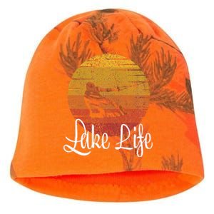 Lake Life Wakeboard Gift Wakeboarding Wakeboarder Kati - Camo Knit Beanie