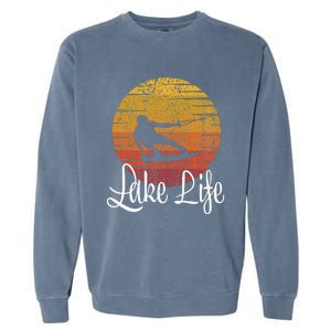 Lake Life Wakeboard Gift Wakeboarding Wakeboarder Garment-Dyed Sweatshirt