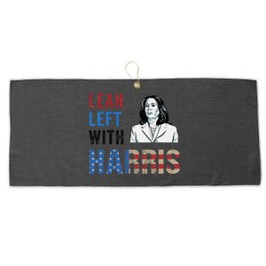 Lean Left With Harris Large Microfiber Waffle Golf Towel