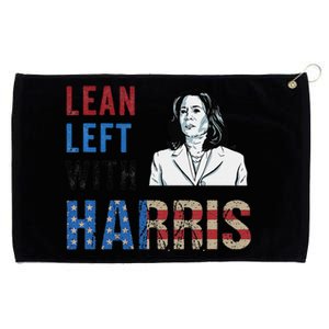 Lean Left With Harris Grommeted Golf Towel