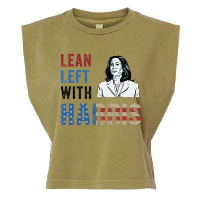 Lean Left With Harris Garment-Dyed Women's Muscle Tee