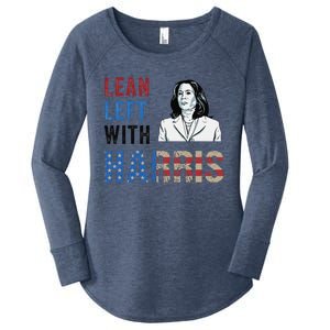 Lean Left With Harris Women's Perfect Tri Tunic Long Sleeve Shirt