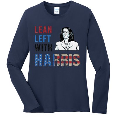 Lean Left With Harris Ladies Long Sleeve Shirt