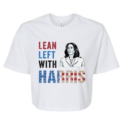 Lean Left With Harris Bella+Canvas Jersey Crop Tee