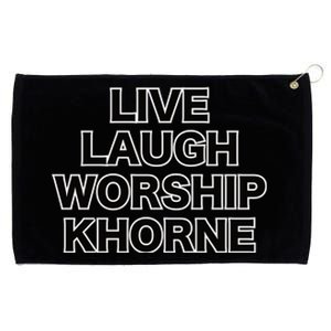 Live Laugh Worship Khorne Chaos God Grommeted Golf Towel