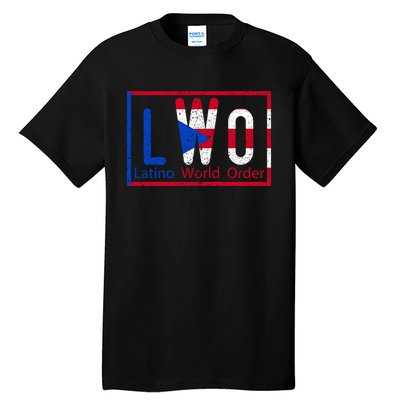 LWO Latino World Order Puerto Rico Tall T-Shirt