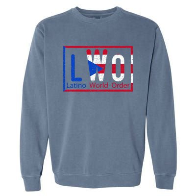 LWO Latino World Order Puerto Rico Garment-Dyed Sweatshirt