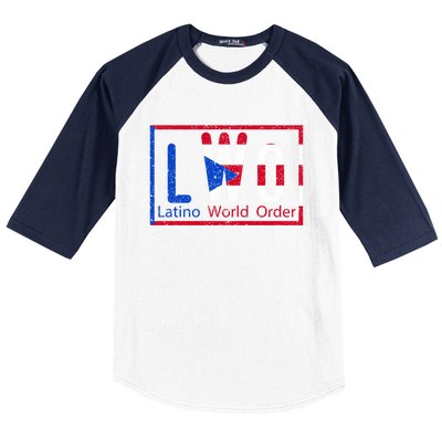 LWO Latino World Order Puerto Rico Baseball Sleeve Shirt