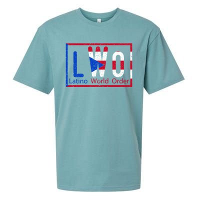 LWO Latino World Order Puerto Rico Sueded Cloud Jersey T-Shirt