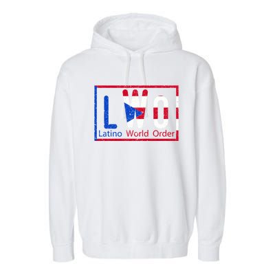 LWO Latino World Order Puerto Rico Garment-Dyed Fleece Hoodie