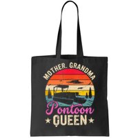 Lake Life Women Mom Mother Grandma Pontoon Queen Tote Bag