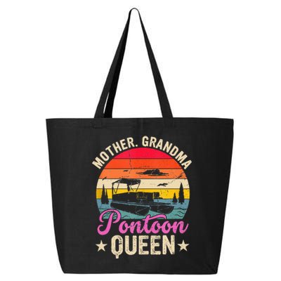 Lake Life Women Mom Mother Grandma Pontoon Queen 25L Jumbo Tote