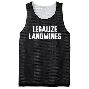 Legalize Landmines Women Funny Travel Mesh Reversible Basketball Jersey Tank