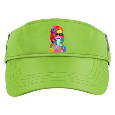 Leo LocD Woman Black Queen Art Zodiac Birthday Adult Drive Performance Visor