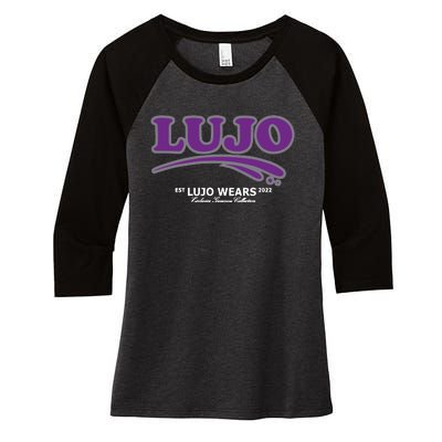 Lujo Lujo Wears Women's Tri-Blend 3/4-Sleeve Raglan Shirt