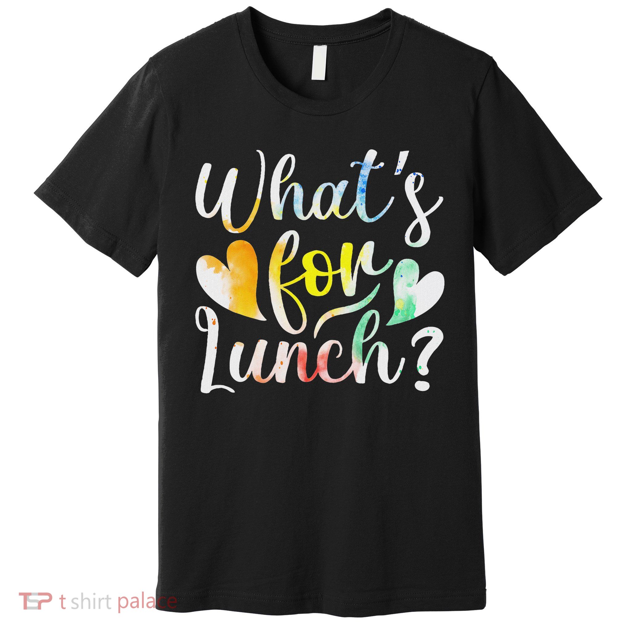Lunch Lady What's For Lunch School Cafeteria Crew Worker Premium T-Shirt