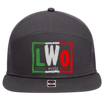 LWO Latino World Order Wrestling Fan 7 Panel Mesh Trucker Snapback Hat