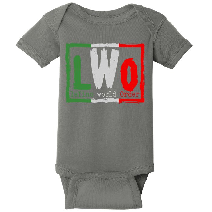 LWO Latino World Order Wrestling Fan Baby Bodysuit