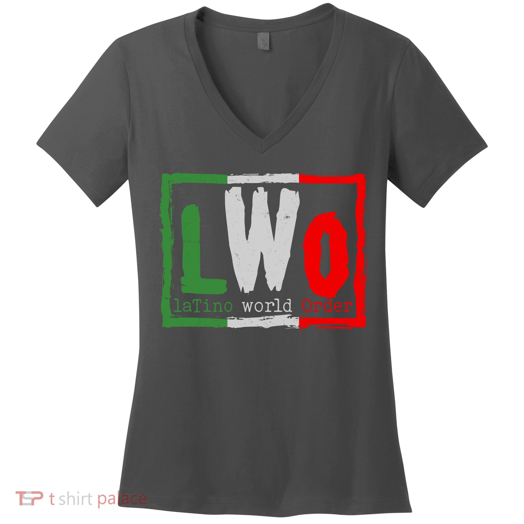 LWO Latino World Order Wrestling Fan Women's V-Neck T-Shirt