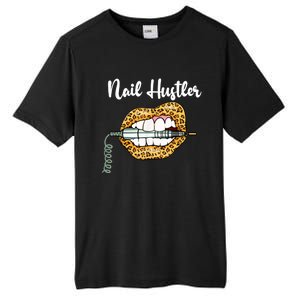 Leopard Lips With Nail Technician Drill Cool Nail Hustler Tall Fusion ChromaSoft Performance T-Shirt