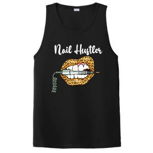 Leopard Lips With Nail Technician Drill Cool Nail Hustler PosiCharge Competitor Tank