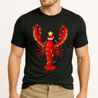 Lobster Lighting Xmas Tree Matching Lobster Christmas Cooling Performance Crew T-Shirt