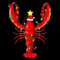 Lobster Lighting Xmas Tree Matching Lobster Christmas Impact Tech Backpack