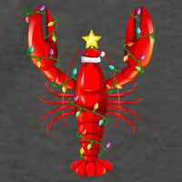 Lobster Lighting Xmas Tree Matching Lobster Christmas Vector Backpack