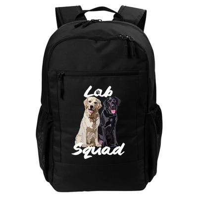 Labrador Lover Yellow Black Lab Squad Lab Mom Dad Cute Gift Backpack