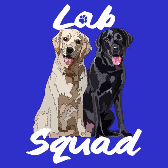 Labrador Lover Yellow Black Lab Squad Lab Mom Dad Cute Gift Tall T-Shirt