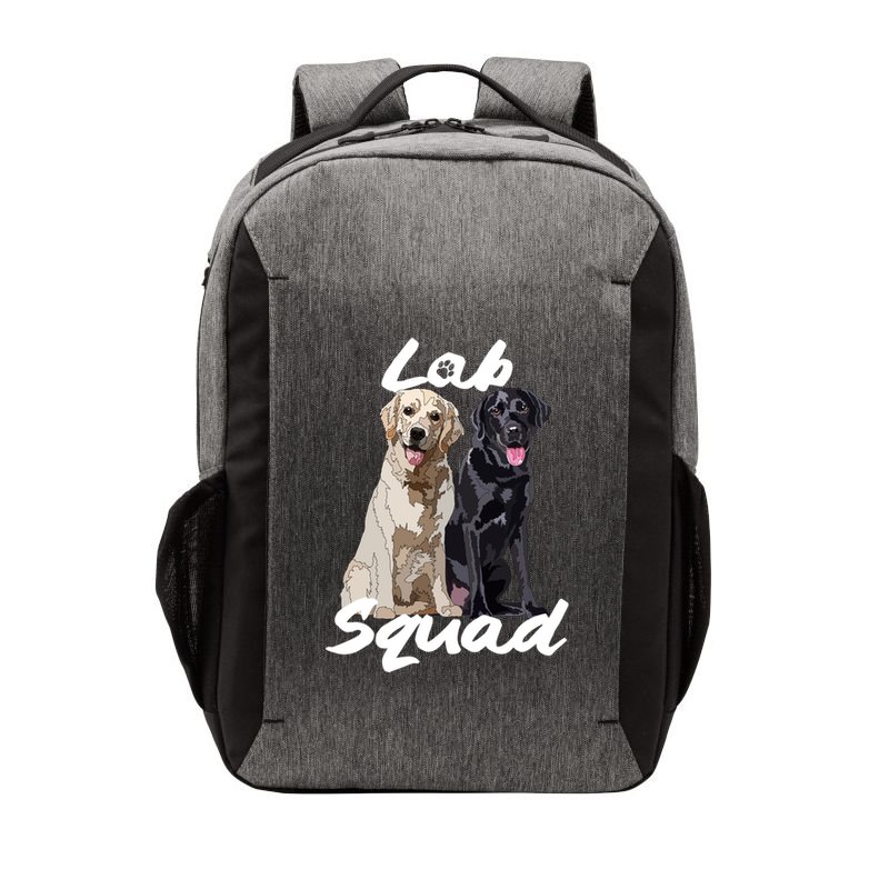 Labrador Lover Yellow Black Lab Squad Lab Mom Dad Cute Gift Vector Backpack