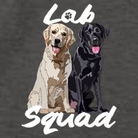 Labrador Lover Yellow Black Lab Squad Lab Mom Dad Cute Gift Vector Backpack
